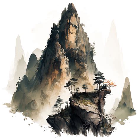 風景山水畫|水墨山海—當代景觀山水的形韻 Ink Mountains and。